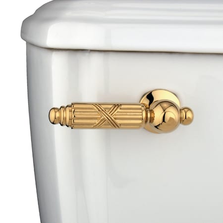 Kingston Brass Georgian Toilet Tank Lever, Polished Brass KTGL2